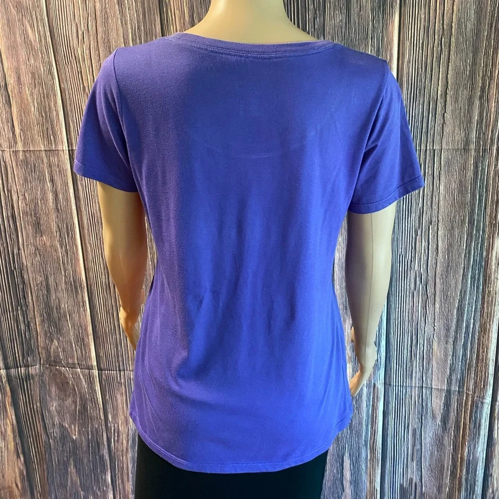 Nike purple and white just do it size small S short sleeve casual workout